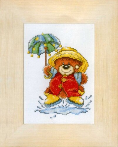 Набор для вышивания: Bolly the Bear - Autumn PN-0008216 Набор для вышивания: Bolly the Bear - Autumn PN-0008216